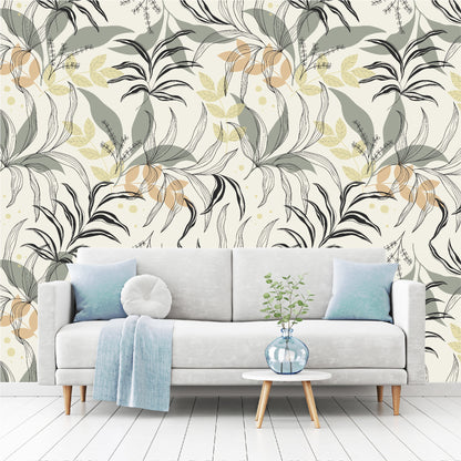 Mural Hojas Tropicales - MT377