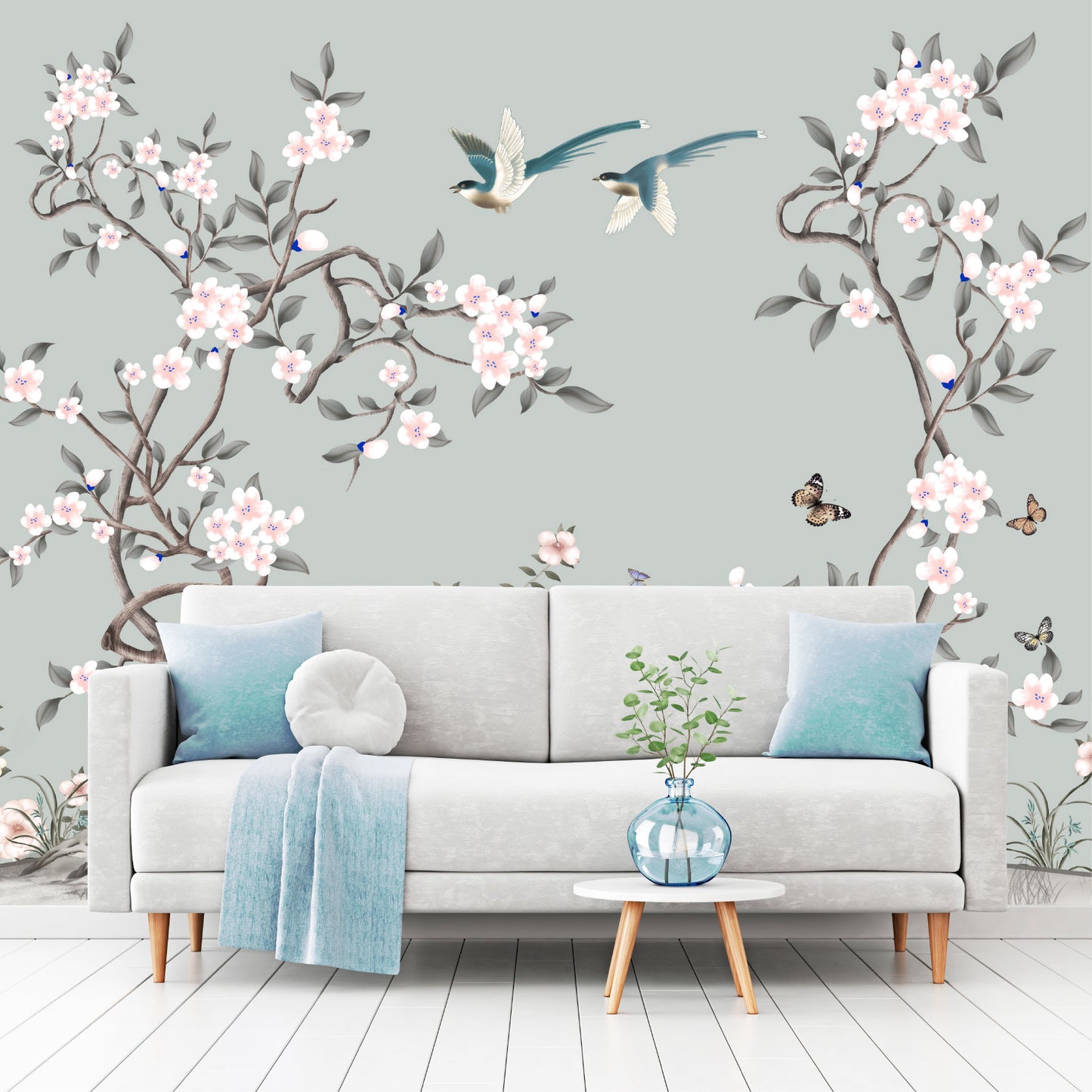 Mural Tropical Floral - MT558