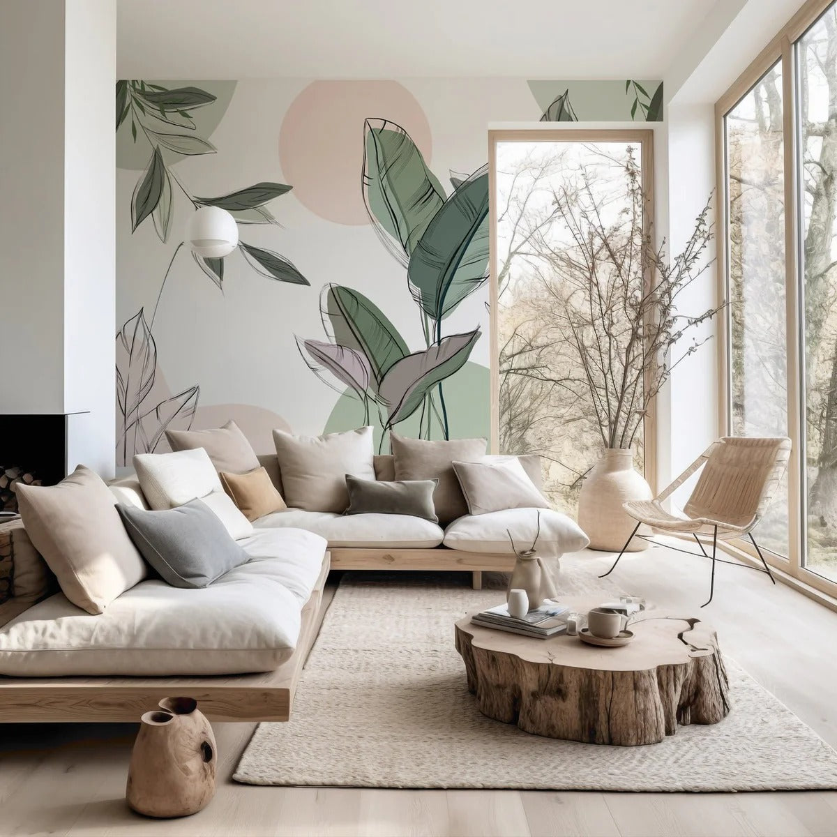 Mural Flores Vintage - MT612