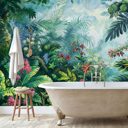 Mural Tropical Jungla Vibrante - MT555