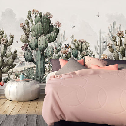 Mural Tropical Cactus - MT393