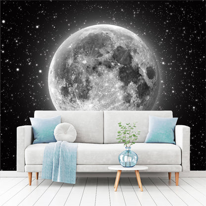Fotomural Luna llena con estrellas - FM011