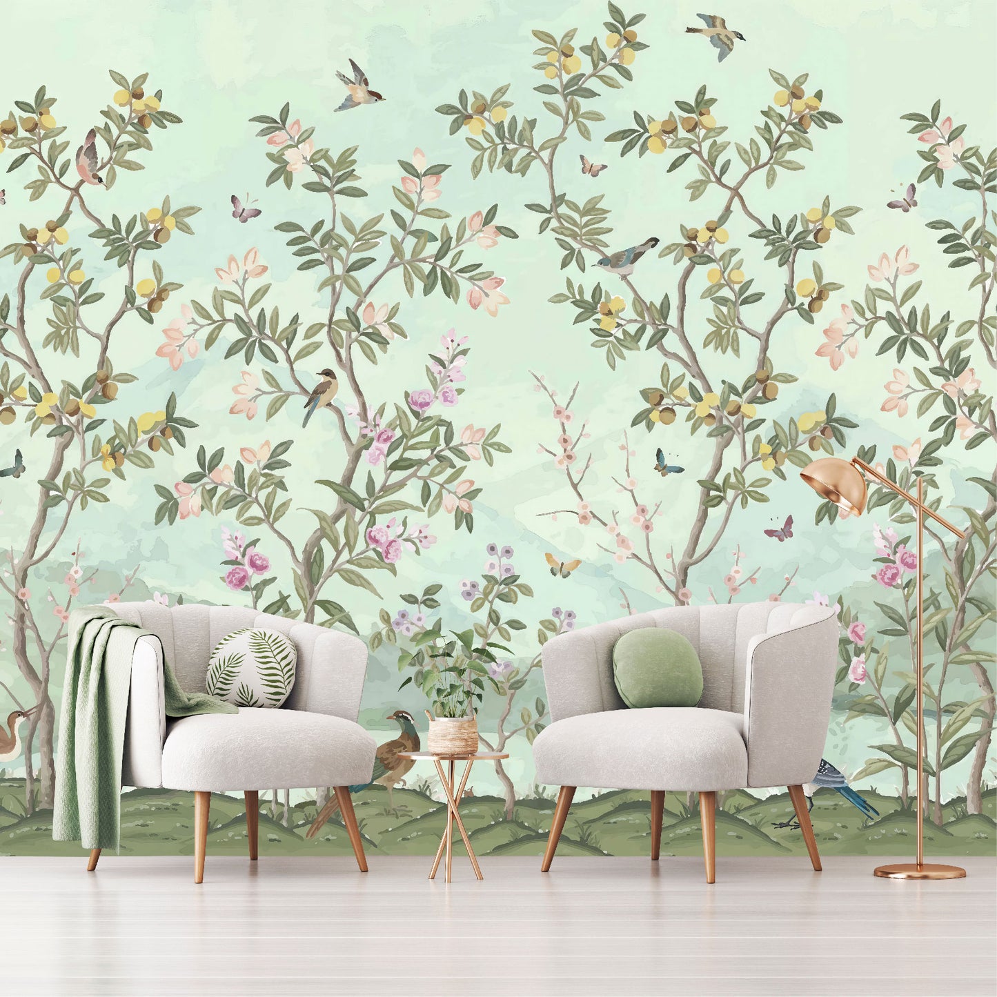 Mural árbol Chinoiserie - MT556