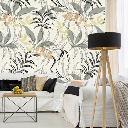 Mural Hojas Tropicales - MT377