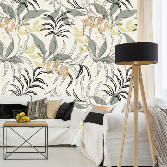 Mural Hojas Tropicales - MT377