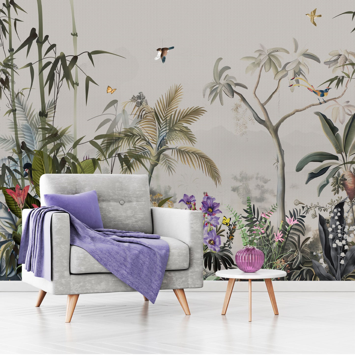 Mural Tropical Selva Vintage  - MT579