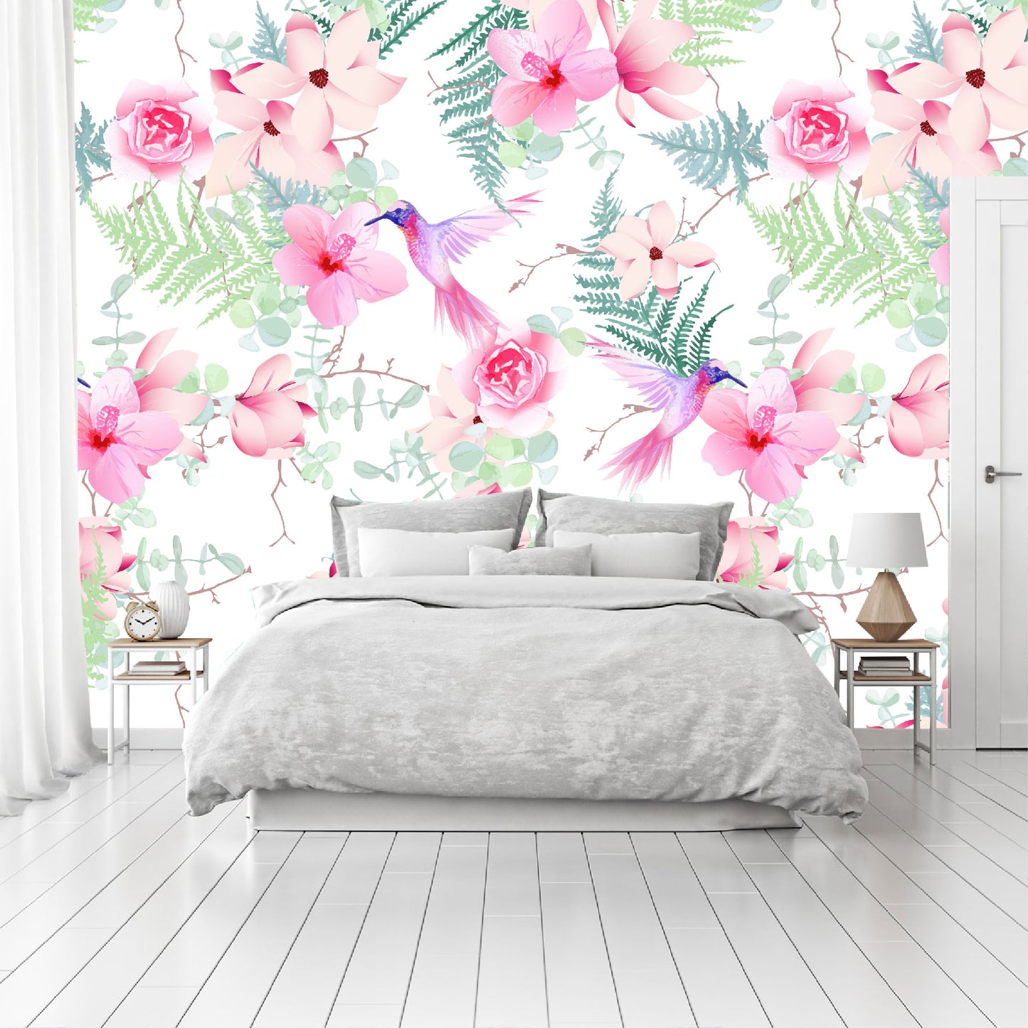 Mural Tropical Colibríes - MT220
