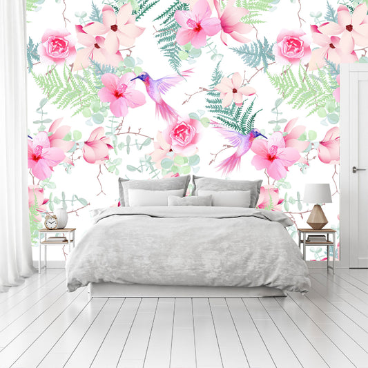 Mural Tropical Colibríes - MT220