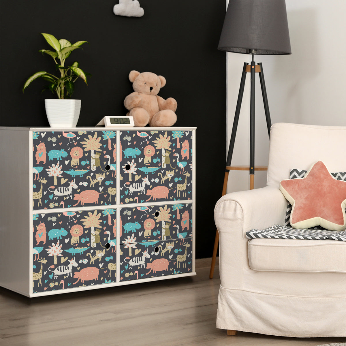 Vinilo para Muebles Animales Africano - MI085