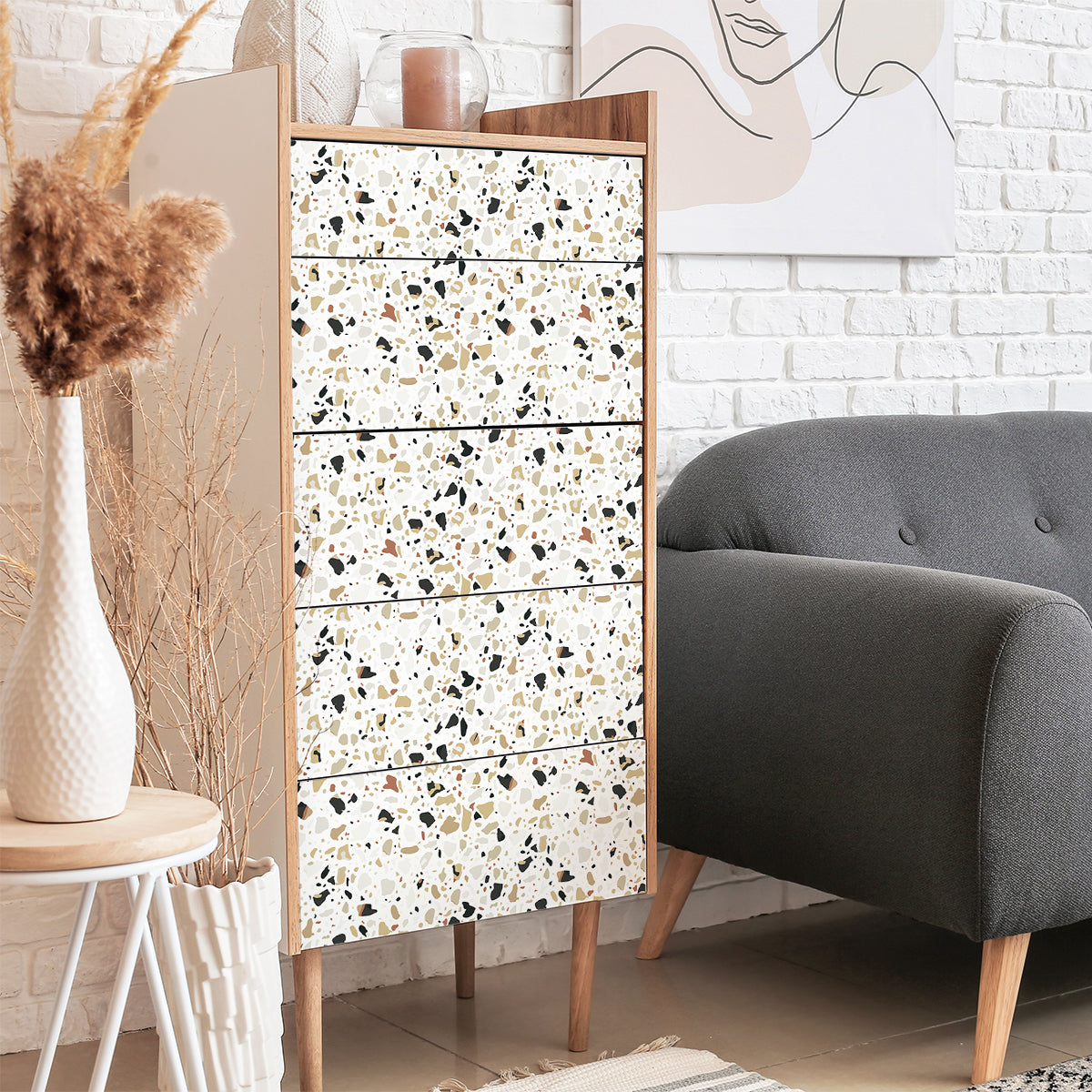 Vinilo para Muebles Terrazo Modelo  - MT3516