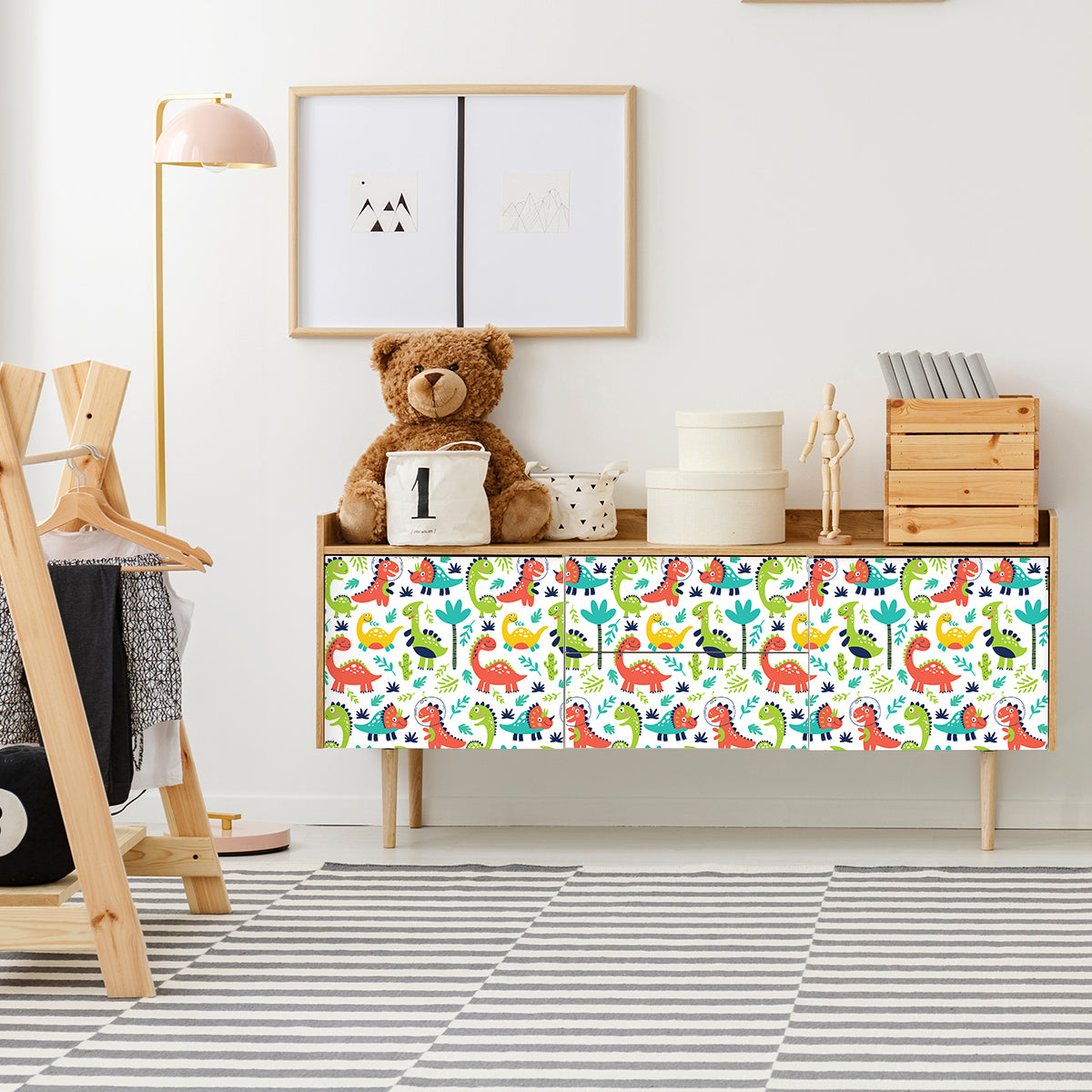 Vinilo para Muebles Dinosaurios Espaciales - MI079