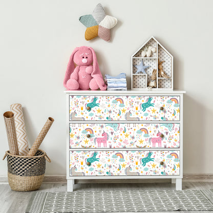 Vinilo para Muebles Unicornios Encantados - MI067
