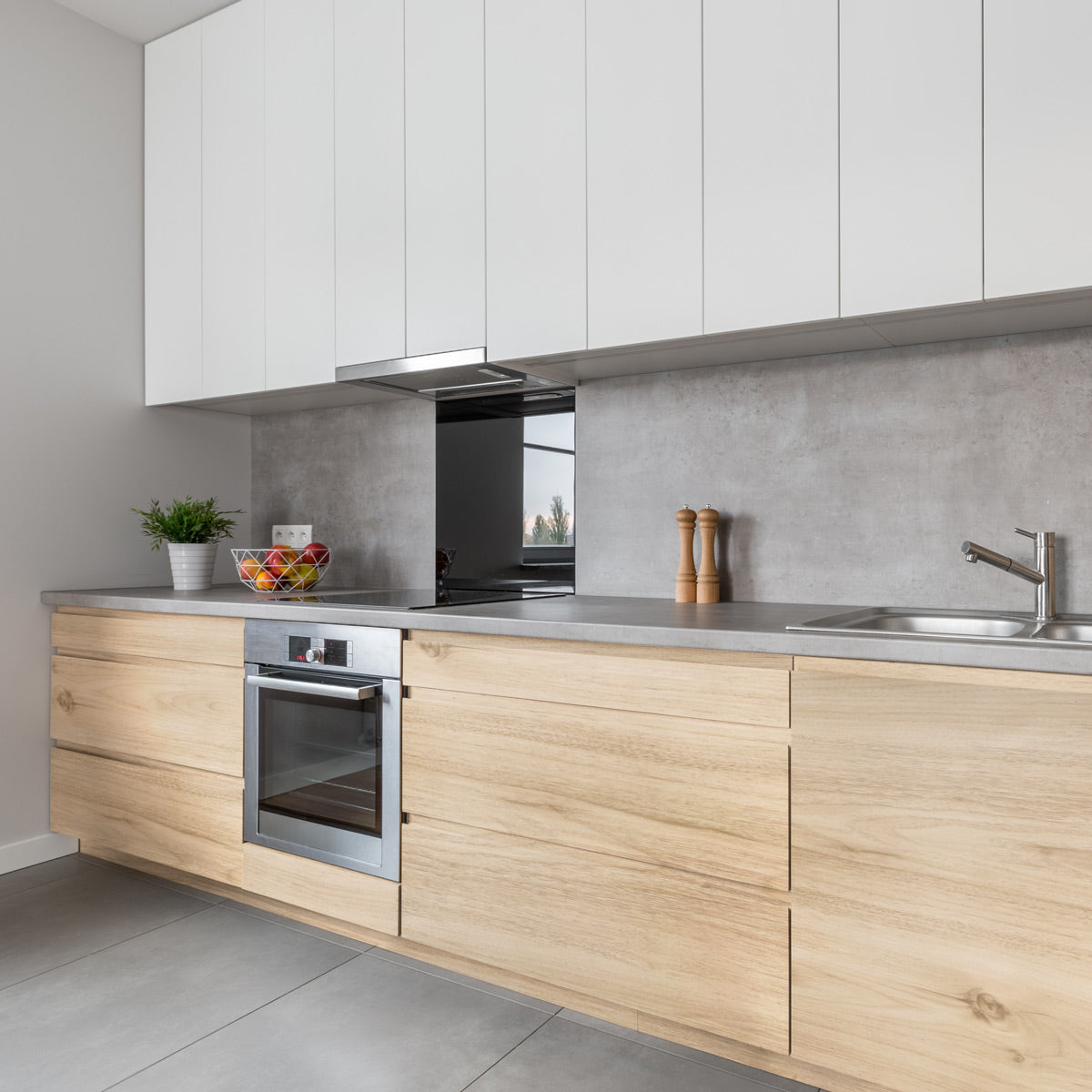 Vinilo Simil Madera Crema Textura 100% Realista  - VT002