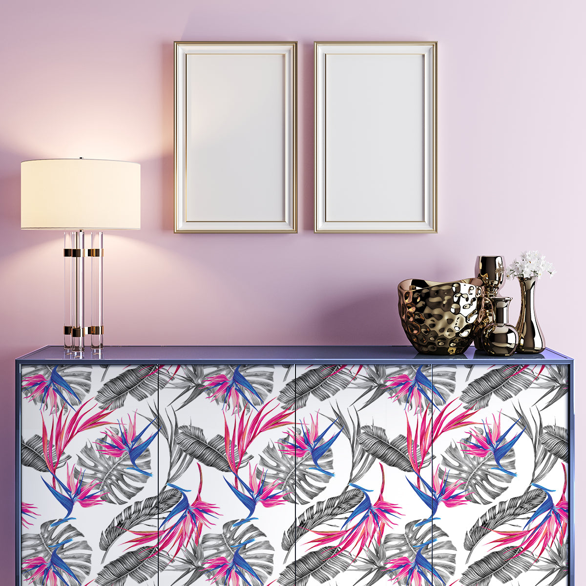 Vinilo Tropical para Muebles Modelo 1314