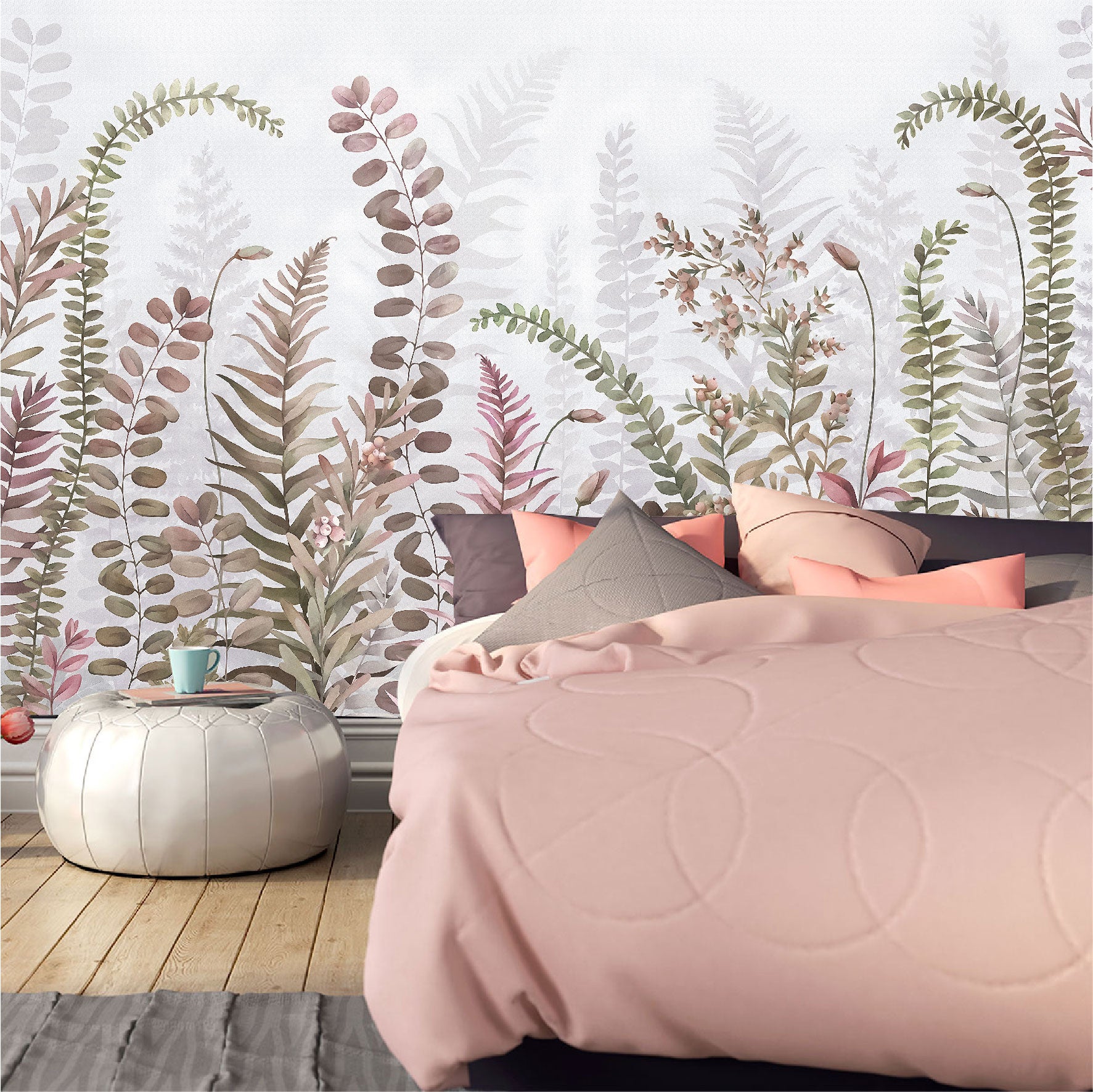 Mural Hojas Tropicales - MT378
