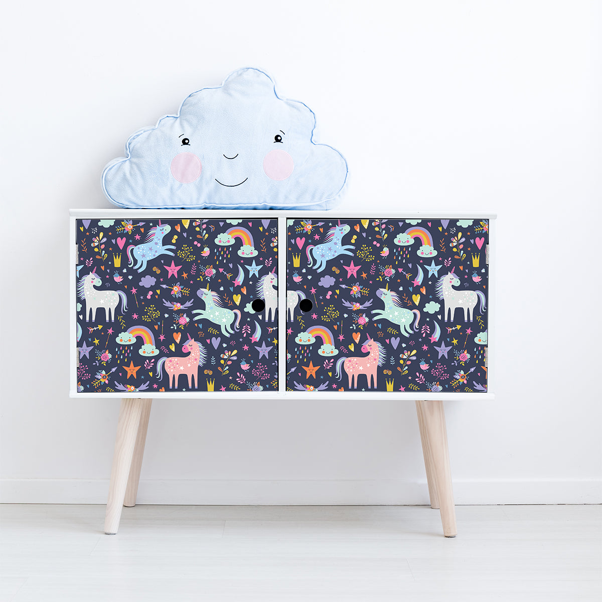 Vinilo para Muebles El Mundo de los Unicornio - MI055
