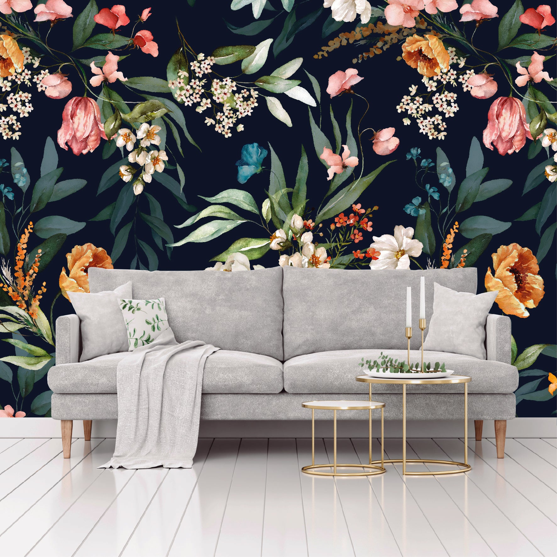 Mural Flores Tropicales - MT222