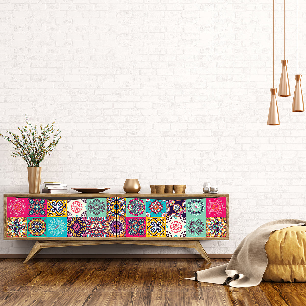 Vinilo Mandalas para Muebles Modelo 201