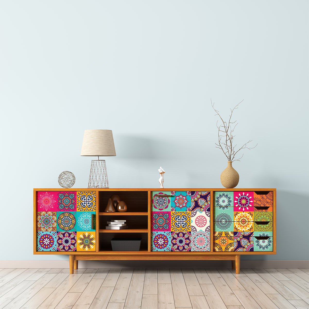 Vinilo Mandalas para Muebles Modelo 201