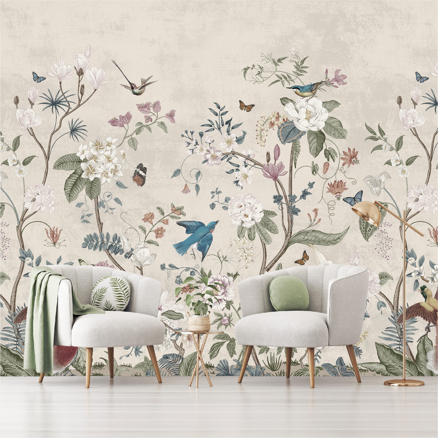 Mural Jardín Primaveral - MT275