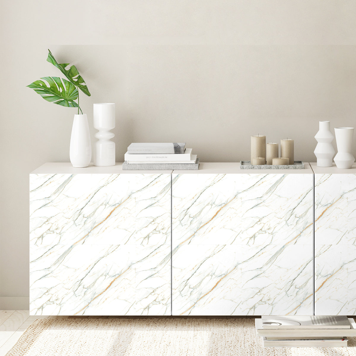 Vinilo Autoadhesivo Simil Marmol - 100x100cm - MM3270