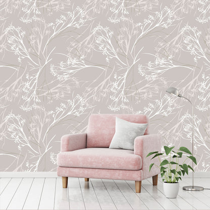 Mural Tropical Ramitas - MT333