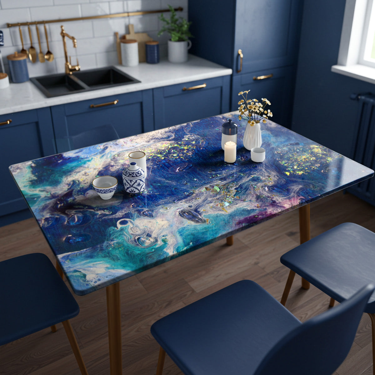 Vinilo Autoadhesivo Simil Marmol - 100x100cm - MM3556