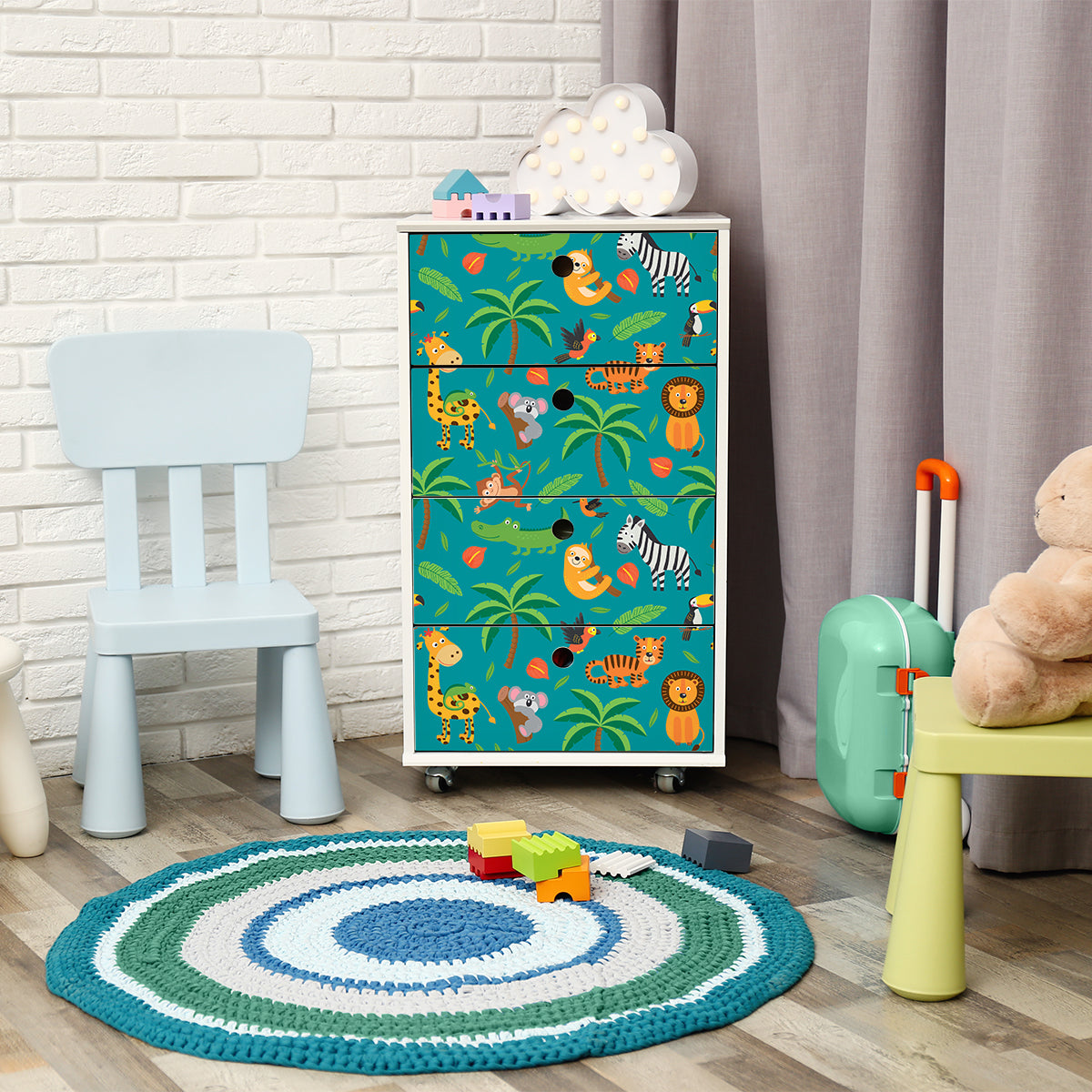 Vinilo para Muebles Animales Pirata - MI043