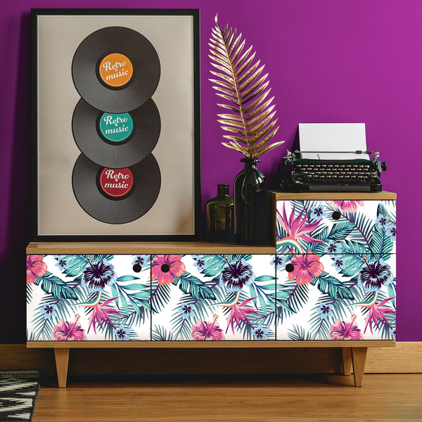 Vinilo Tropical para Muebles Modelo 671