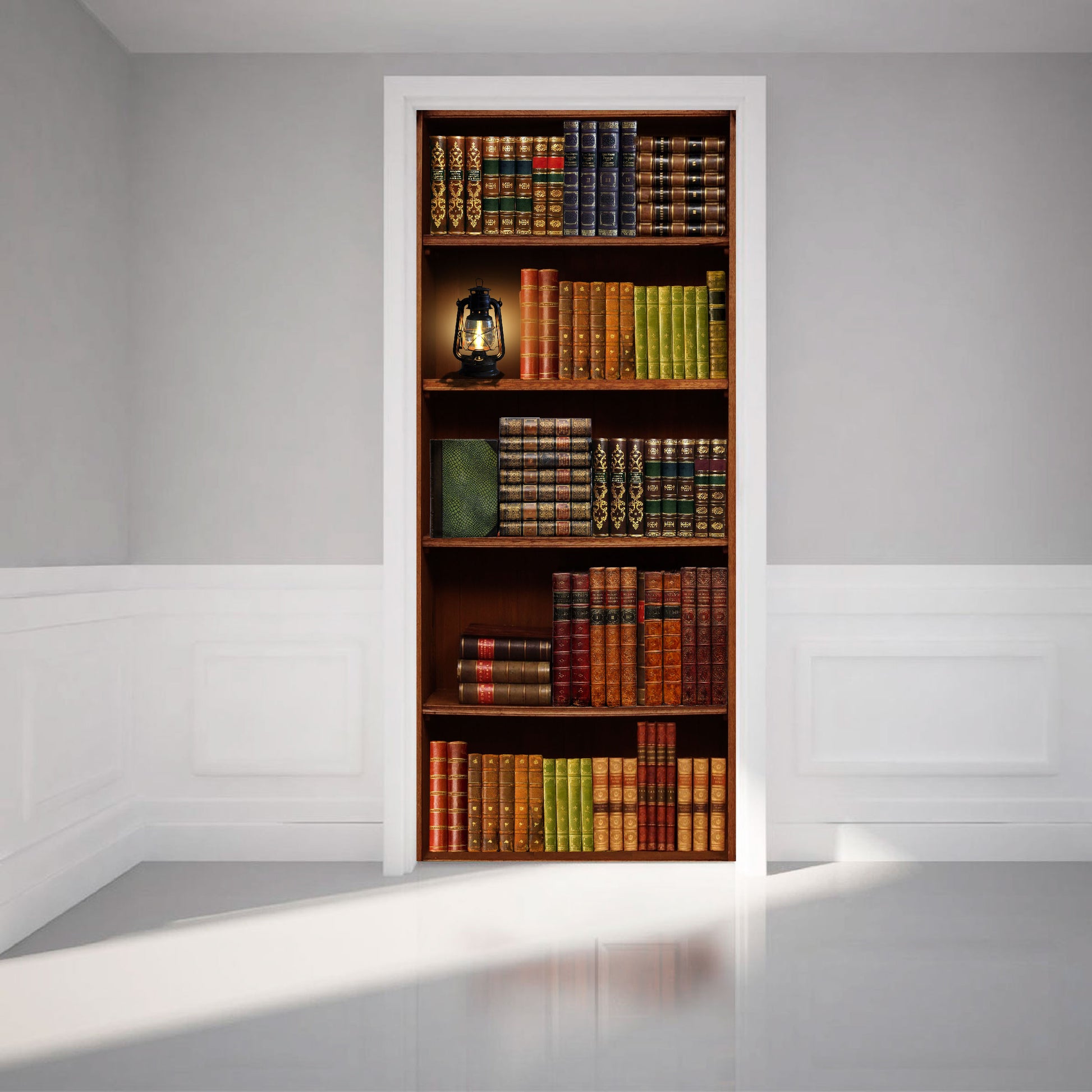 Vinilo Decorativo Para Puertas - Biblioteca - VP001