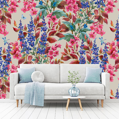 Mural Flores de Jardín - MT245