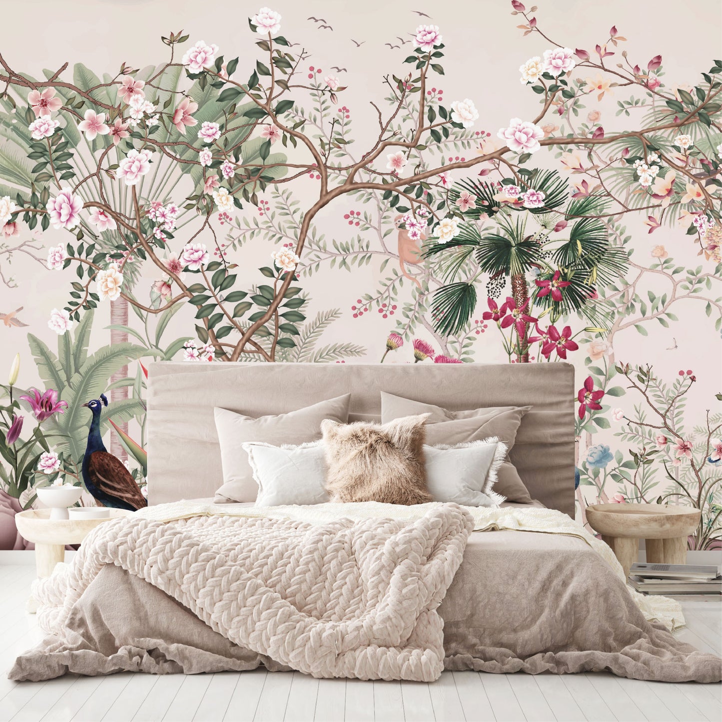 Mural Jardín Tropical con Flores Silvestres - MT570