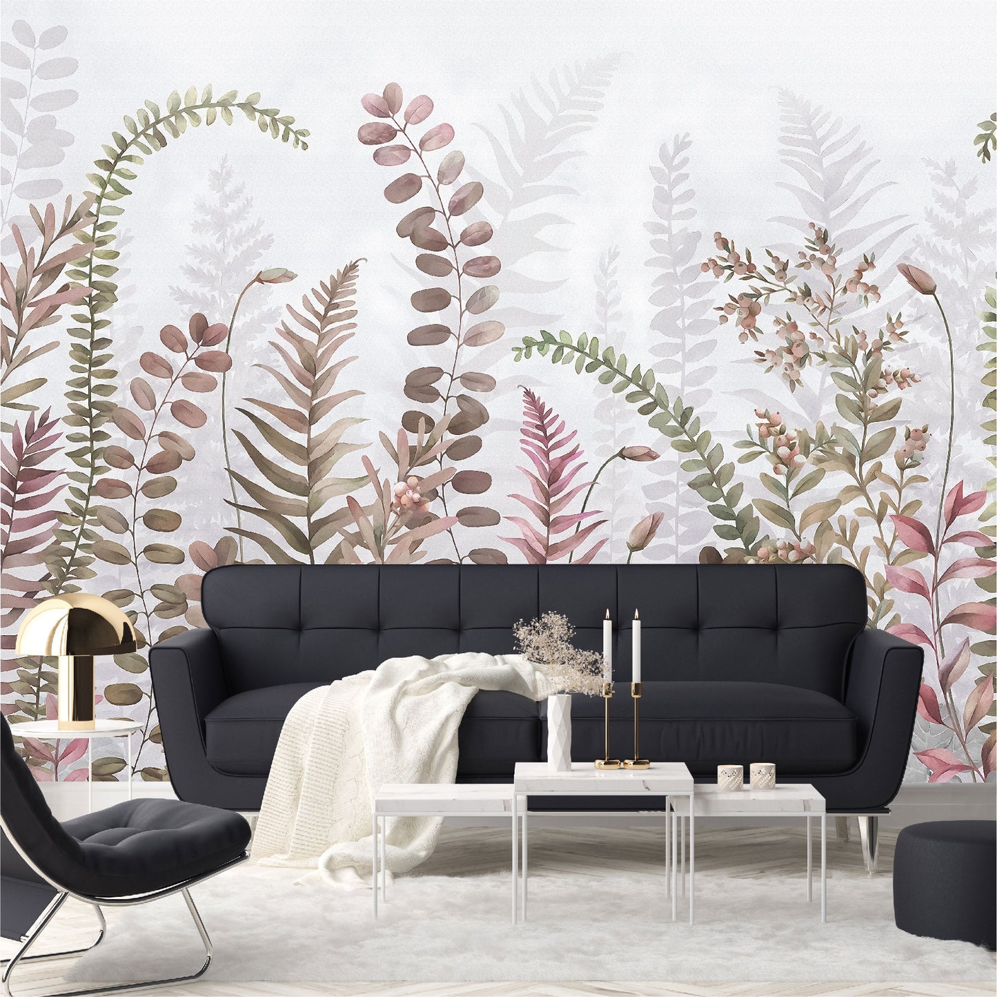 Mural Hojas Tropicales - MT378