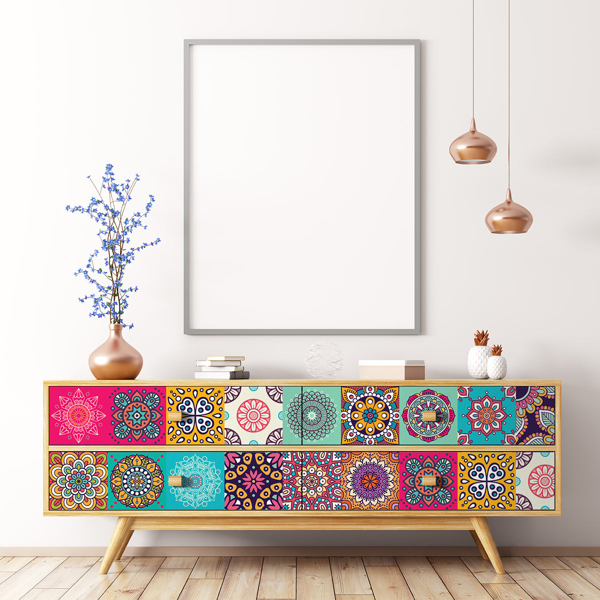 Vinilo Mandalas para Muebles Modelo 201