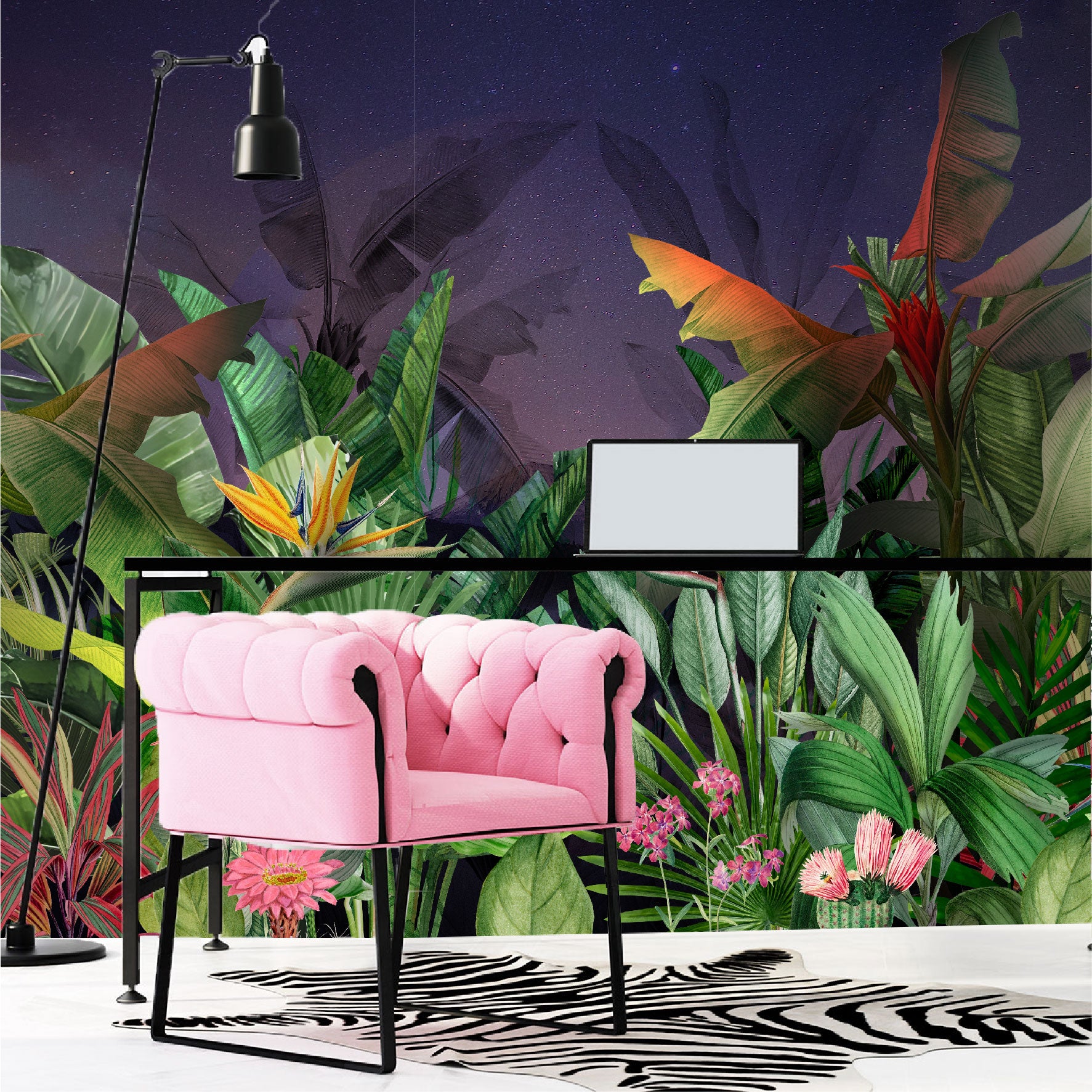 Mural Selva Nocturna - MT410