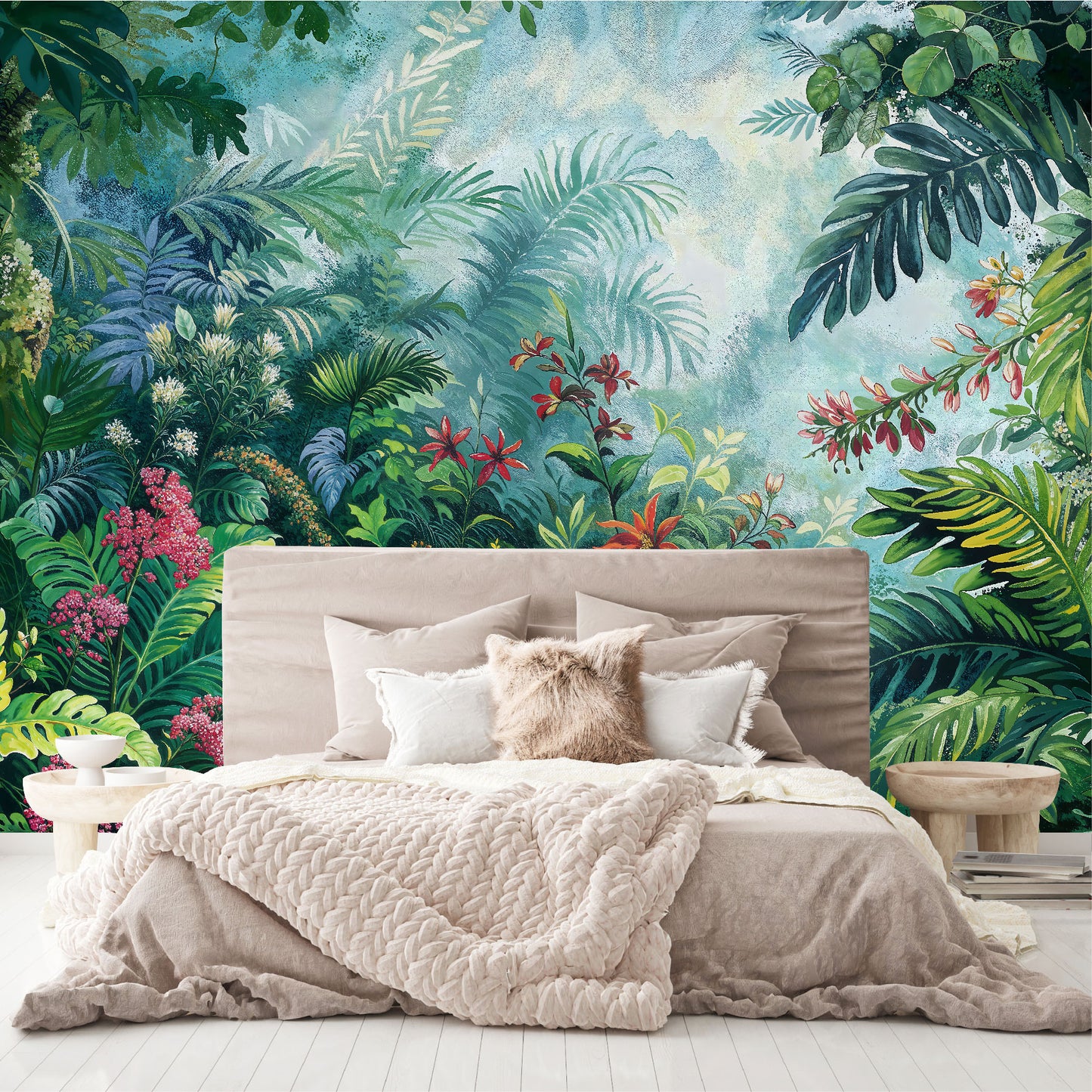 Mural Tropical Jungla Vibrante - MT555