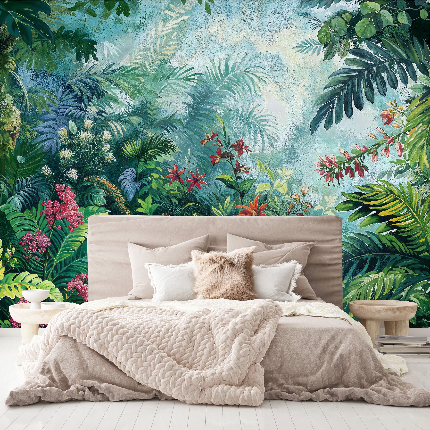 Mural Tropical Jungla Vibrante - MT555