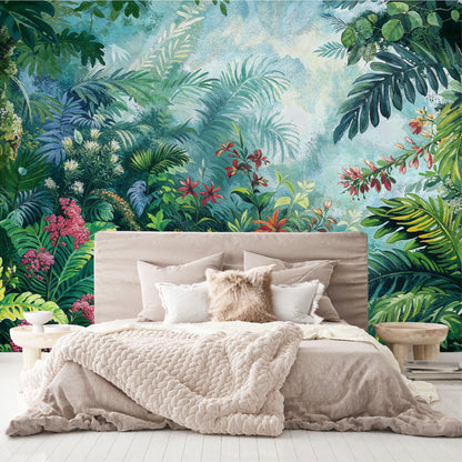 Mural Tropical Jungla Vibrante - MT555