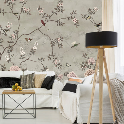 Mural Tropical Campestre Floral - MT309