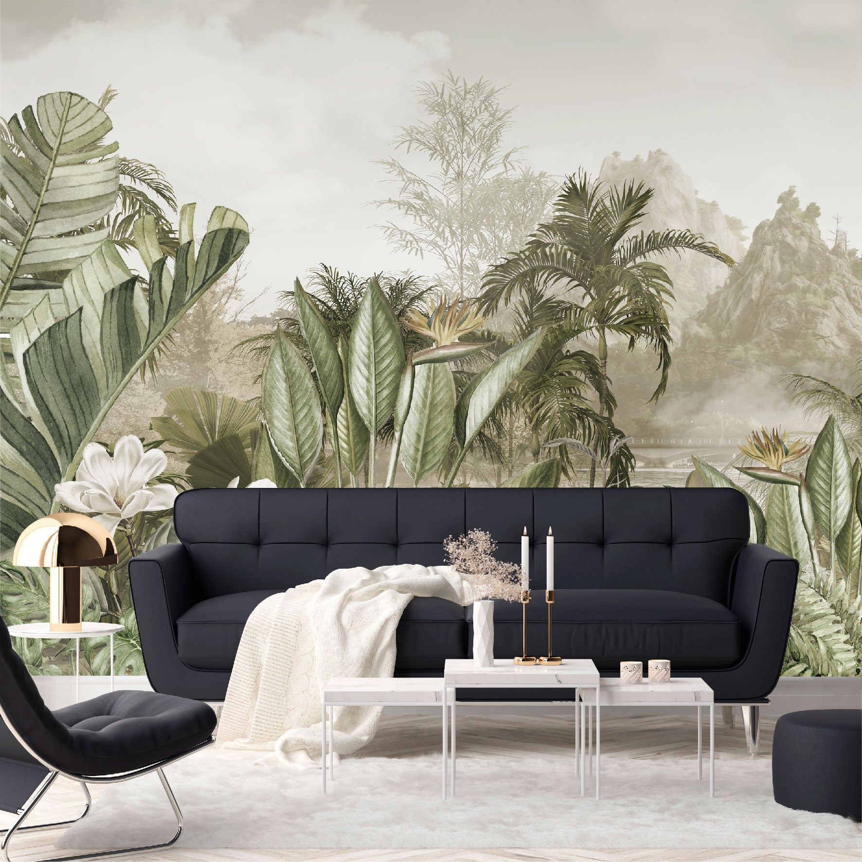 Mural Jungla Tropical Vintage - MT503