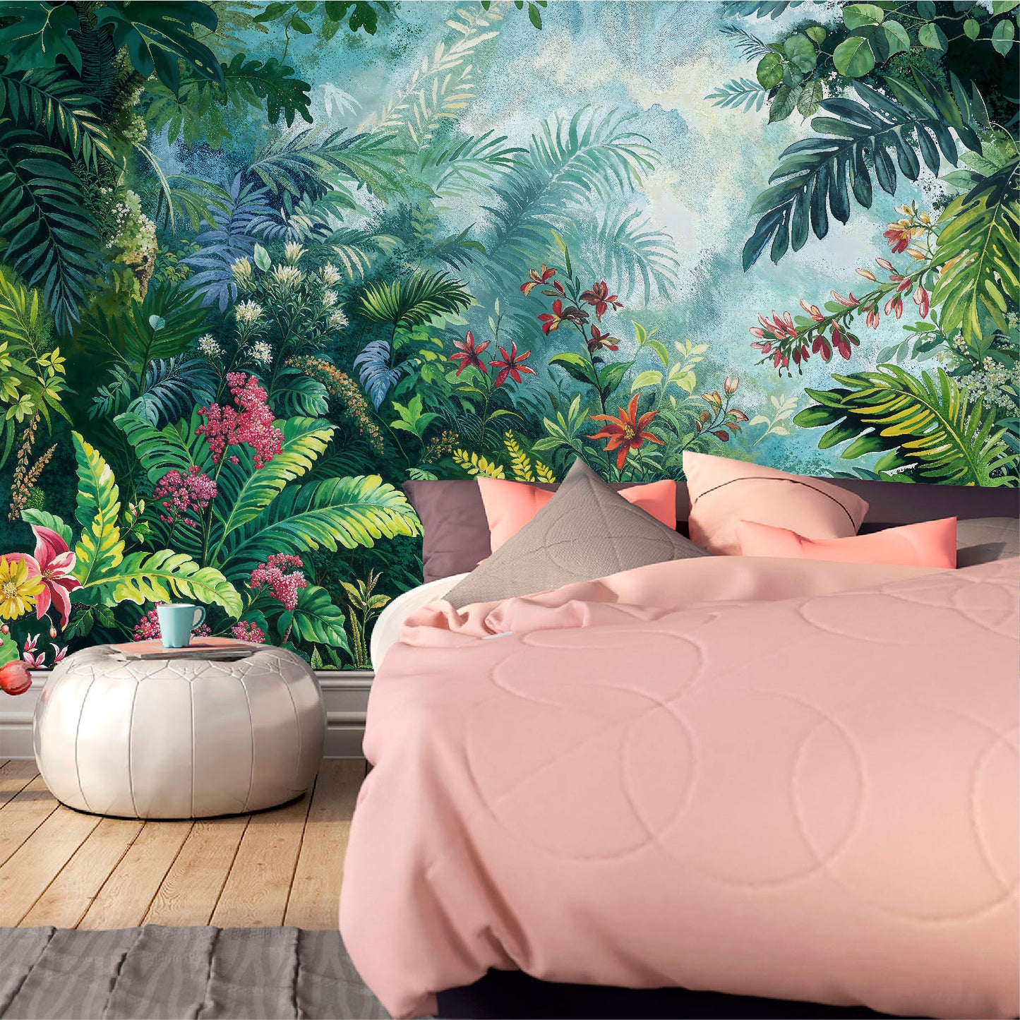 Mural Tropical Jungla Vibrante - MT555