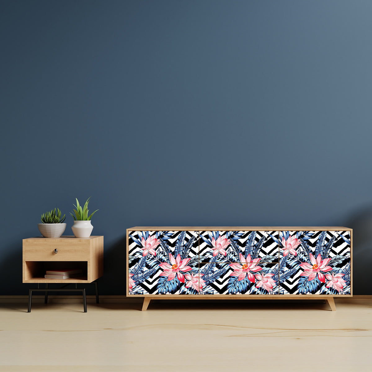 Vinilo Tropical para Muebles Modelo 887