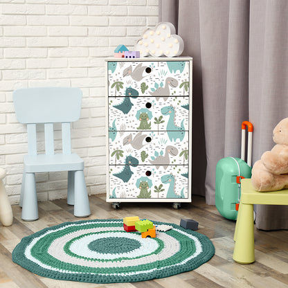 Vinilo para Muebles Dinosaurios Familiares - MI133