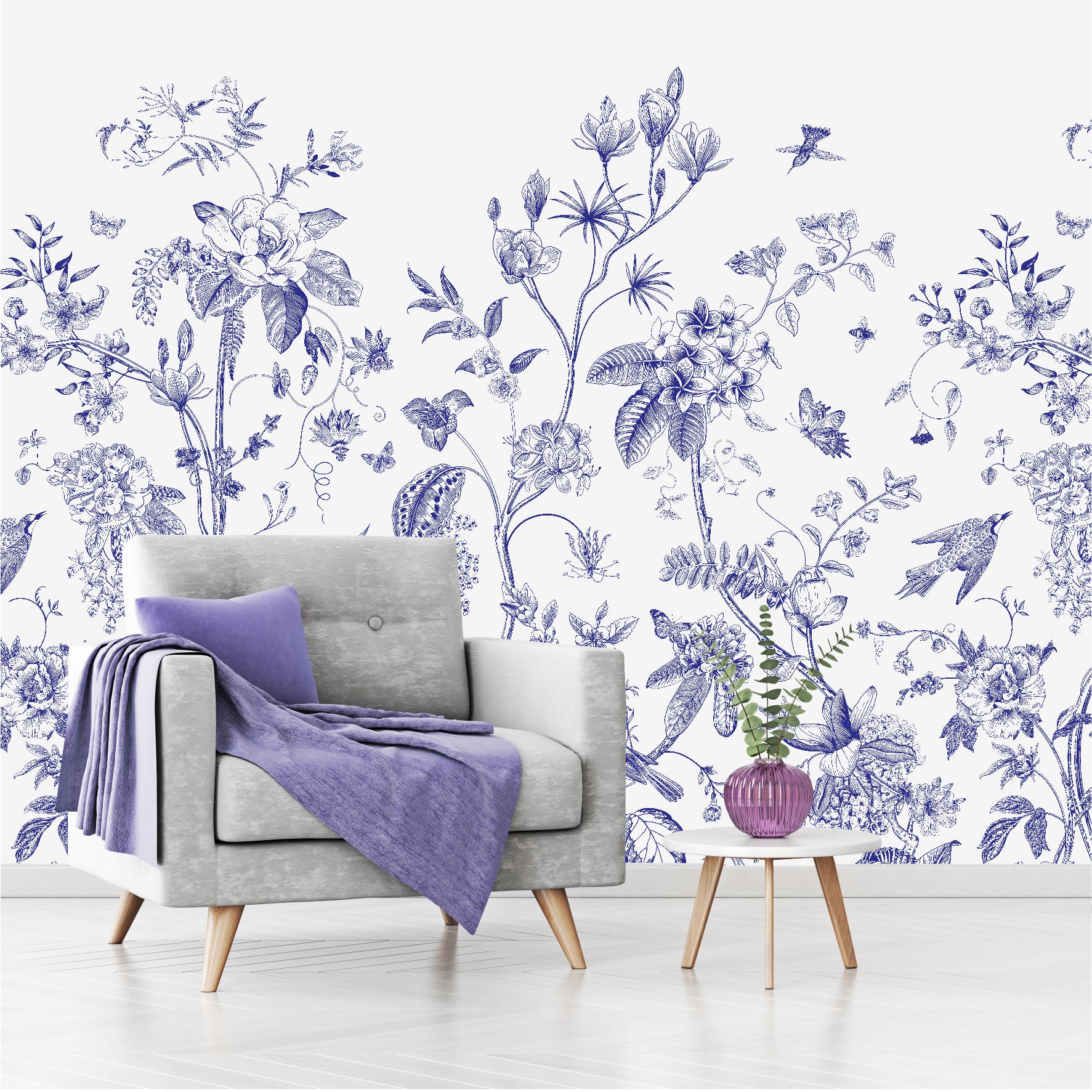 Mural Floral Vintage - MT249