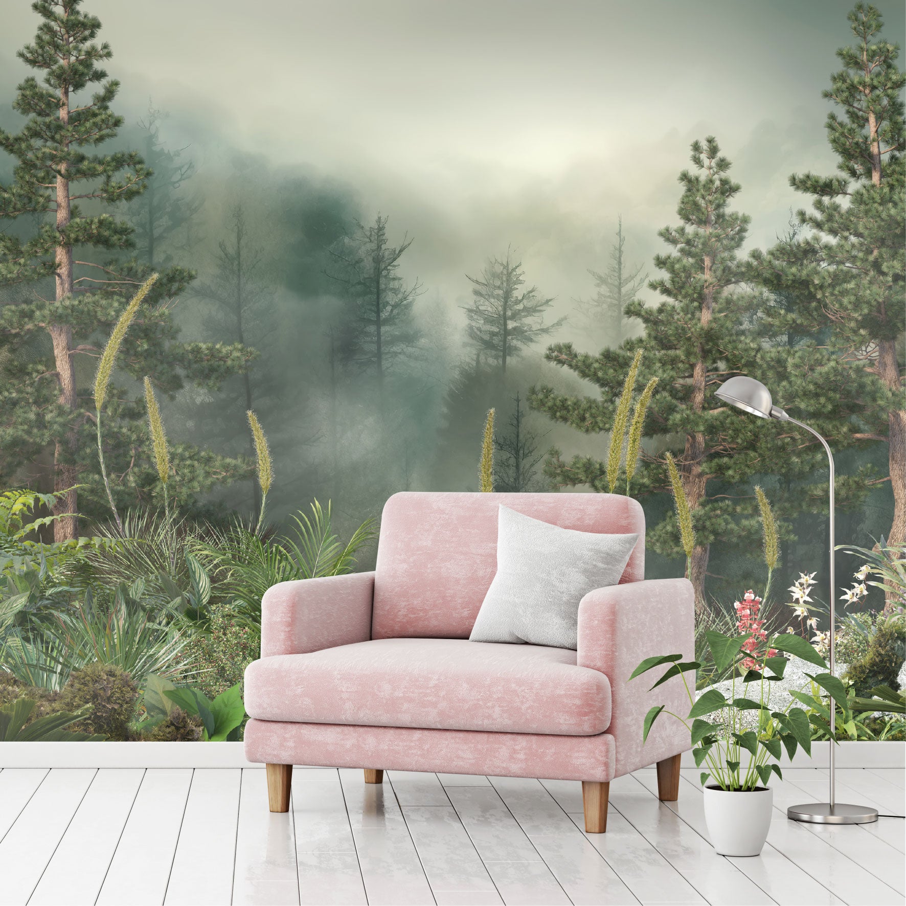Mural Tropical Bosque Neblinoso - MT562