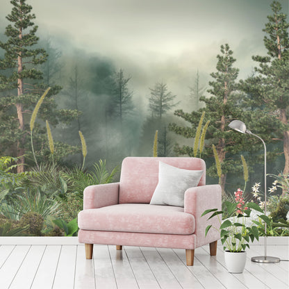 Mural Tropical Bosque Neblinoso - MT562