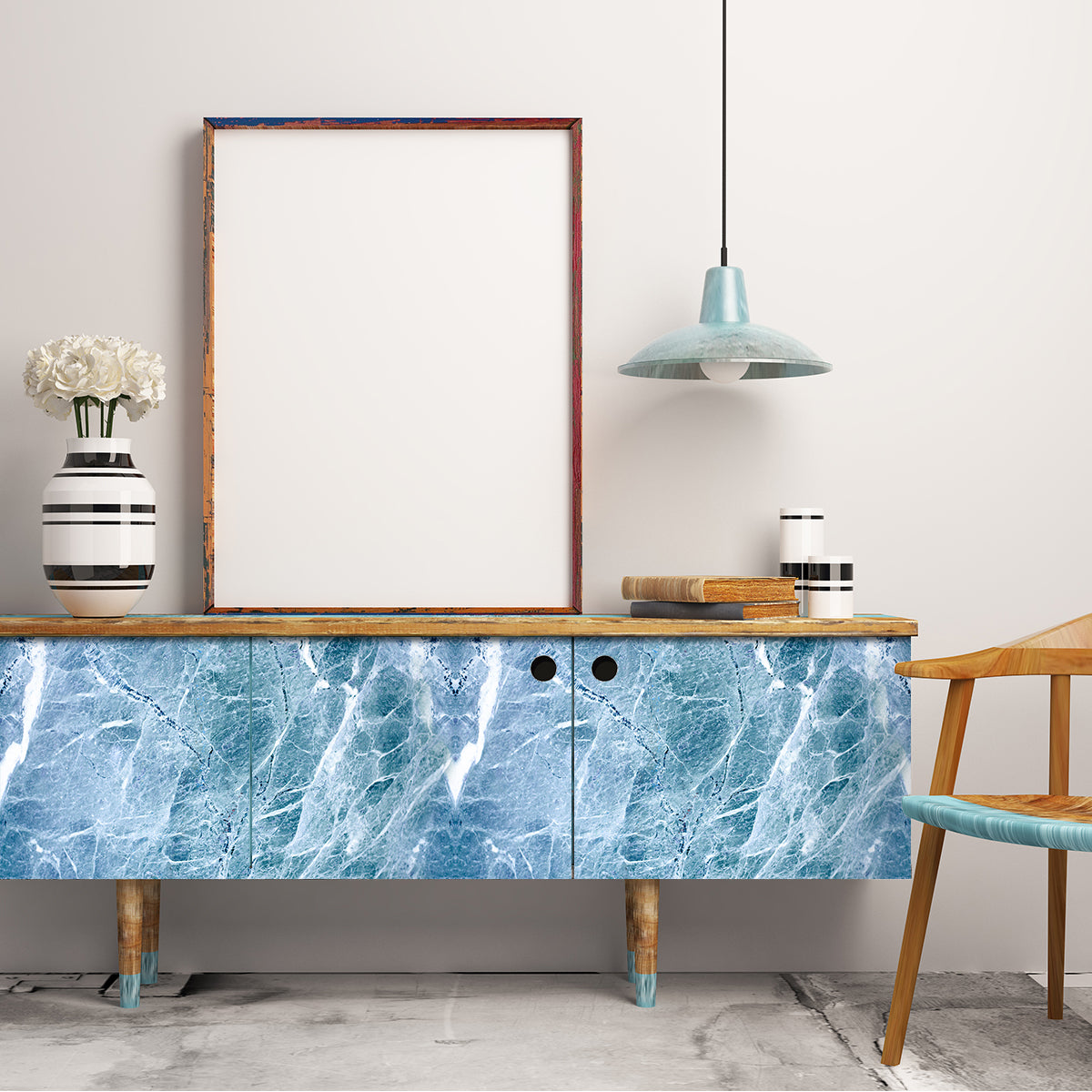 Vinilo Autoadhesivo Simil Marmol - 100x100cm - MM3336