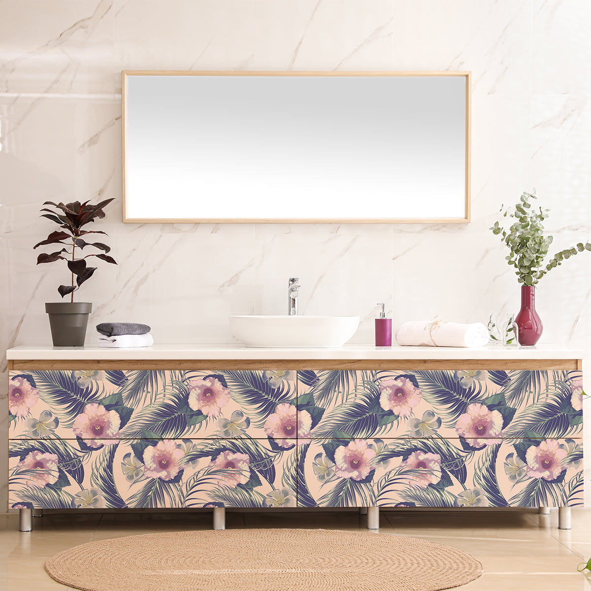 Vinilo Tropical para Muebles Modelo 1327