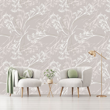 Mural Tropical Ramitas - MT333
