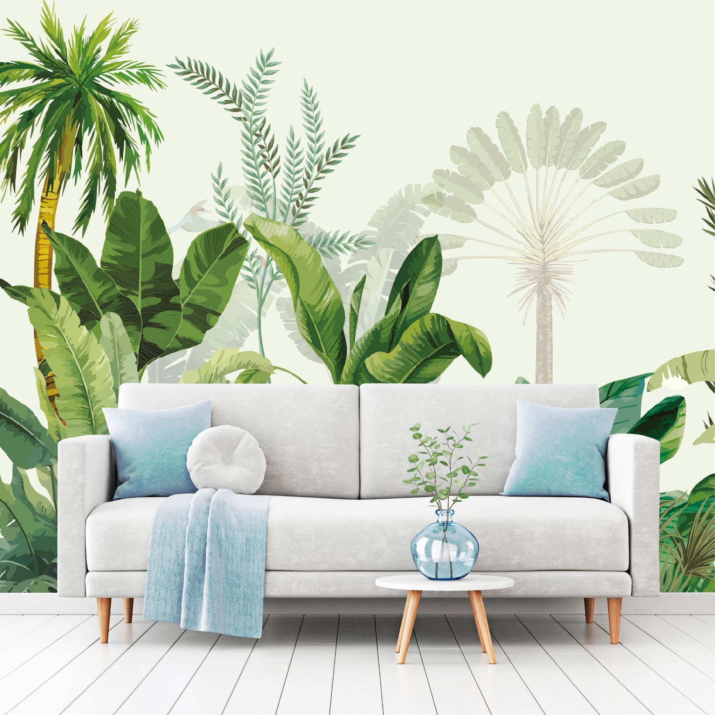 Mural Selva Tropical Ilustrada - MT575